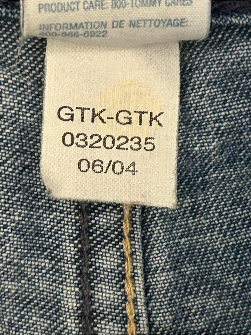 Vintage 2004 Tommy Hilfiger Women’s 10 Y2K 100% Cotton Jeans